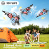 P-one Aircraft Remote Control Plane RC Plane – 2-in-1 Drone Glider for Kids & Adults Fighter Jet with Light, 360° Flip Fighter Jet Toy, Gravity Sensing, Stunt Roll, Gifts for Kids Boys