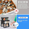 360° Kitchen Spice Organizer - 18 Glass Jar Set | Stylish Masala Stand for Every Smart Kitchen