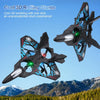 P-one Aircraft Remote Control Plane RC Plane – 2-in-1 Drone Glider for Kids & Adults Fighter Jet with Light, 360° Flip Fighter Jet Toy, Gravity Sensing, Stunt Roll, Gifts for Kids Boys