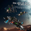 P-one Aircraft Remote Control Plane RC Plane – 2-in-1 Drone Glider for Kids & Adults Fighter Jet with Light, 360° Flip Fighter Jet Toy, Gravity Sensing, Stunt Roll, Gifts for Kids Boys