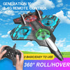 P-one Aircraft Remote Control Plane RC Plane – 2-in-1 Drone Glider for Kids & Adults Fighter Jet with Light, 360° Flip Fighter Jet Toy, Gravity Sensing, Stunt Roll, Gifts for Kids Boys