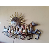 Seven Running Horses Wall Decor with Sun