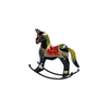 Standing Swing Horse Figurine in Black Iron