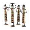 TRIBAL LADY FARMER FIGURINE SET OF 4