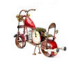 Timekeeping in Motion Metal Red Bike with Clock Showpiece 3