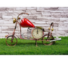 Timekeeping in Motion Metal Red Bike with Clock Showpiece 3