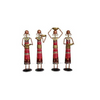 Tribal Lady Worker Figurine Statue set of 4