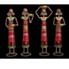 Tribal Lady Worker Figurine Statue set of 4