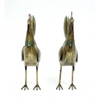 Wrought Iron Animal Figurine in Brown Color